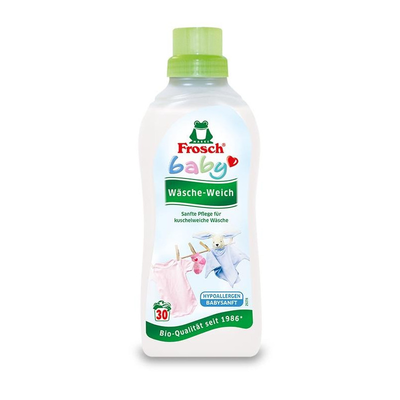 Antialerginis kūdikių skalbinių minkštiklis FROSCH BABY, 750 ml