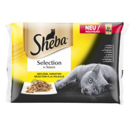 Kons. ėdalas katėms SHEBA CUISINE, maiš., 4 x 85 g