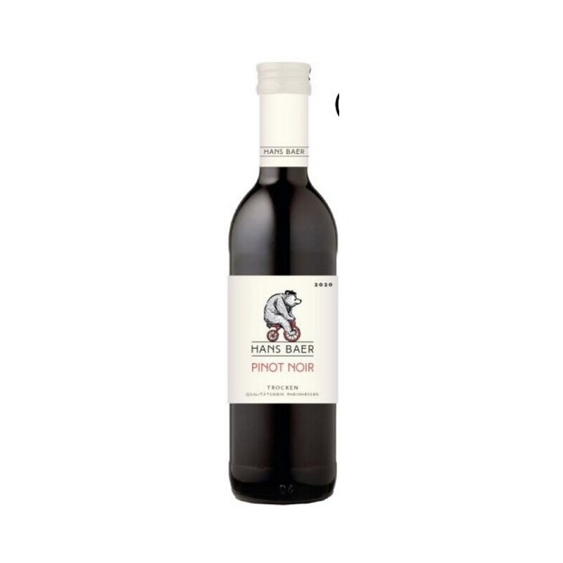 Vynas HANS BAER Pinot Noir, raudonas, sausas, 13,5 %, 250 ml