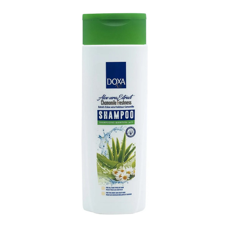 Plaukų šampūnas DOXA ALOE VERA/ CHAMOMILE visų tipų pl.400 ml