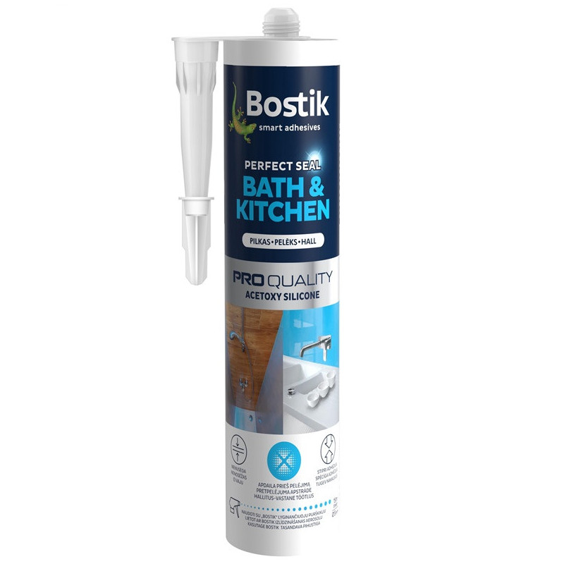 Hermetikas Bath&Kitch Bostik A 280 ml, pilkas