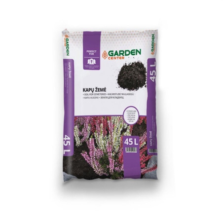 Kapų žemė GARDEN CENTER, 45 l, juoda