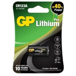 Elementas GP LITHIUM CR123A, 3V