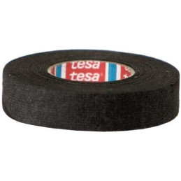 Izoliacinė juosta Tesa Velour Tape, juoda, 19 mm x 15 m