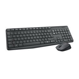 Belaidė klaviatūra ir pelė Logitech MK235