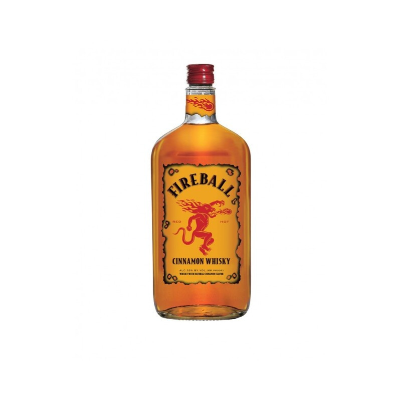 Likeris FIREBALL, CINNAMON WHISKY, 33%, 700 ml
