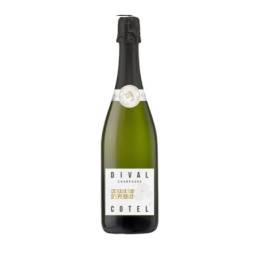 Šampanas DIVAL COTEL BRUT, 12%, 750 ml