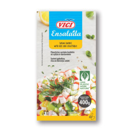 Krabų lazdelių salotos su daržov. ENSALADA, 400 g