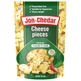 Kepti sūrio gabaliukai Tzatziki & Chilli  Jon-Chedar , 43% rieb.s.m. 80 g