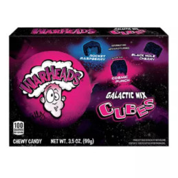 Kramtomi saldainiai WARHEADS GALACTIC CUBES, 99 g