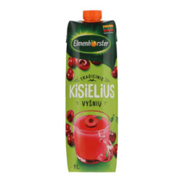 Vyšnių kisielius ELMENHORSTER, tradicinis 25 %, 1 l