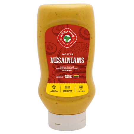 Majonezinis padažas MĖSAINIAMS,mar.agurk.rūk.papr.35%r.,480g