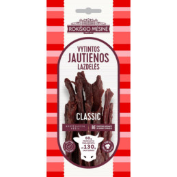 Vytintos jautienos lazdelės klasikinės maiš.60 g