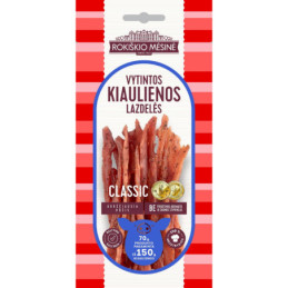 Vytintos kiaulienos lazdelės CLASSIC a.r. maiš  70 g