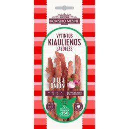 Vytintos kiaulienos lazdelės DILL&ONION a.r. maiš  70 g
