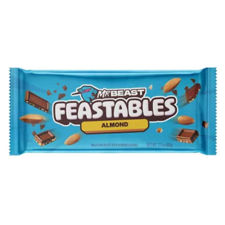 Šokoladas MRBEAST FEASTABLES (ALMOND), 60 g