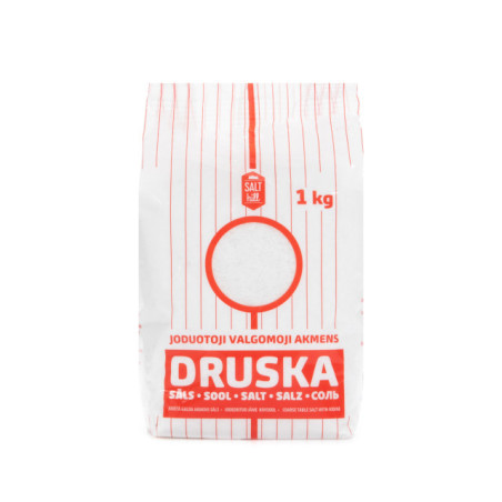 Valgomoji akmens druska SALT HILL joduota, 1 kg