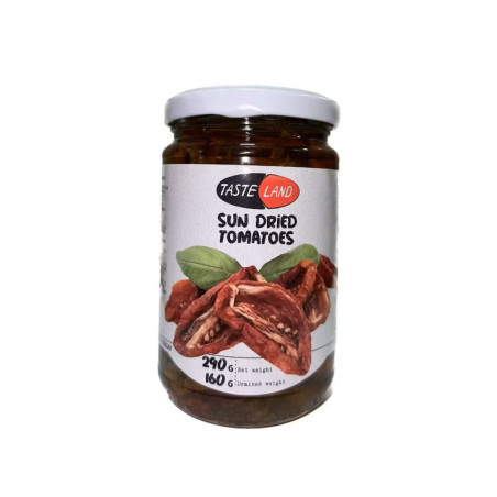 Saulėje džiovinti pomidorai TASTE LAND, aliejuje, 290 g