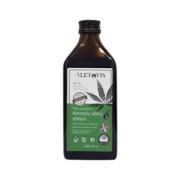 Šalto spaudimo kanapių sėklų aliejus, 250 ml