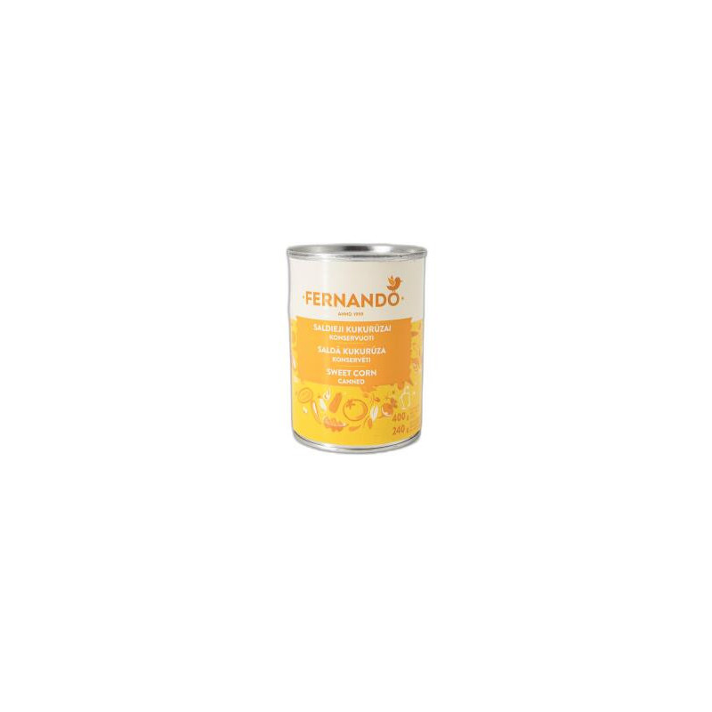 Konservuoti kukurūzai FERNANDO, 400 g