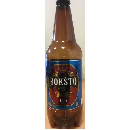 Alus BOKŠTO, šviesus, 6 %, PET, 1 l