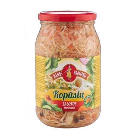 Kopūstų salotos marinuotos MAMOS KONSERVAI, 820 g