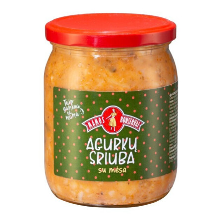 Agurkų sriuba su mėsa MAMOS KONSERVAI 500 g