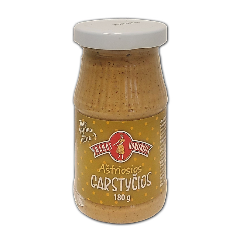 Garstyčios aštriosios MAMOS KONSERVAI, 180 g