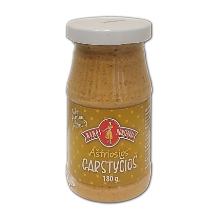 Garstyčios aštriosios MAMOS KONSERVAI, 180 g