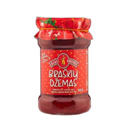 Braškių džemas MAMOS KONSERVAI, 365 g