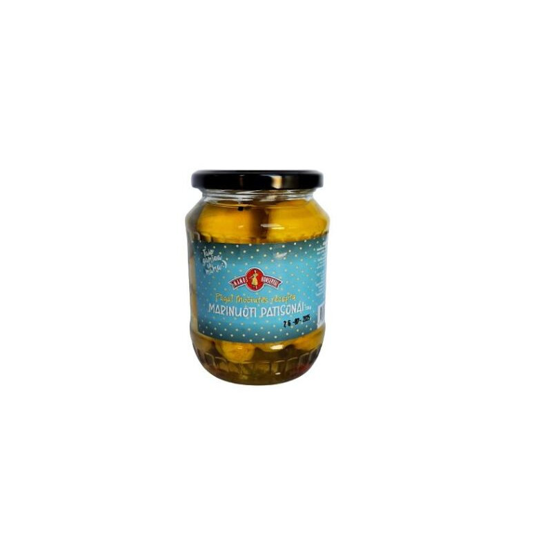 Patisonai MAMOS KONSERVAI, marinuoti, 720 g