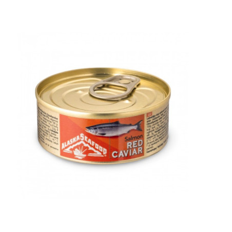 Raudonųjų lašišų ikrai ALASKA SEAFOOD, 95 g