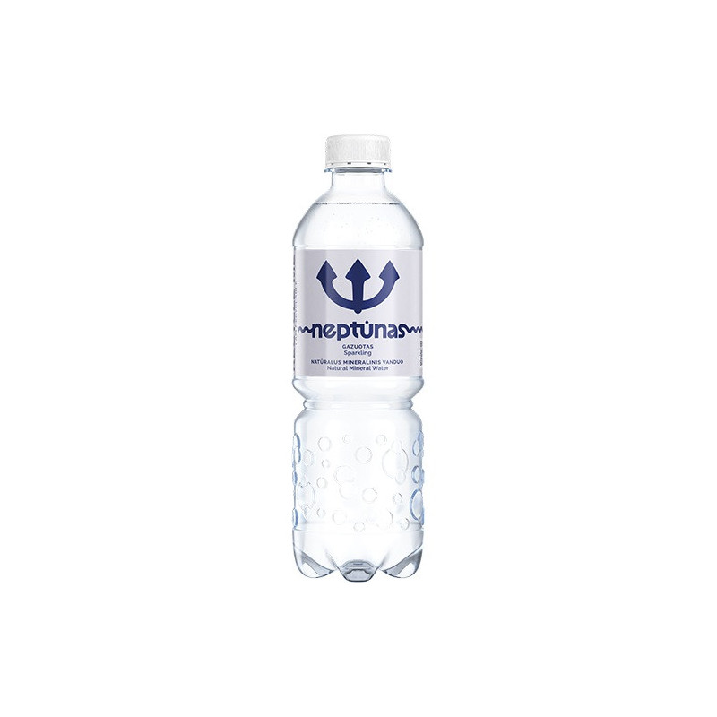Gazuotas mineralinis vanduo NEPTŪNAS, 500 ml