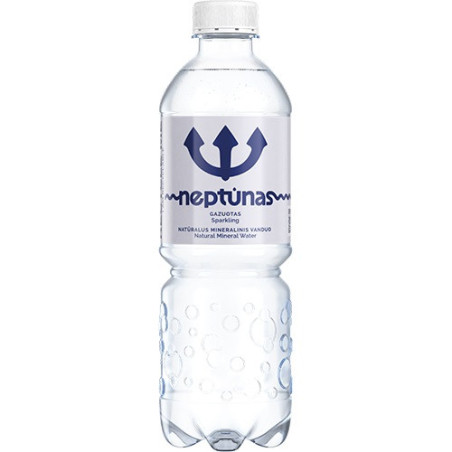 Gazuotas mineralinis vanduo NEPTŪNAS, 500 ml