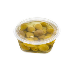 Žaliosios alyvuogės įdarytos sūriu, 250 g