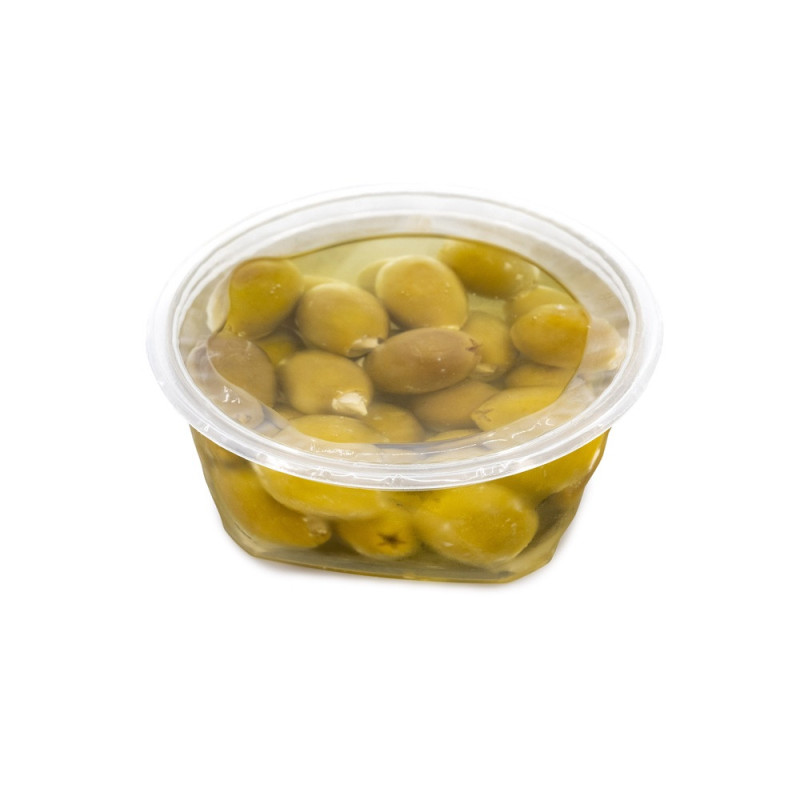 Žaliosios alyvuogės įdarytos sūriu, 250 g