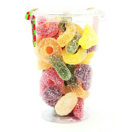 Saldžiarūgščių  guminukų rinkinys, 170 g