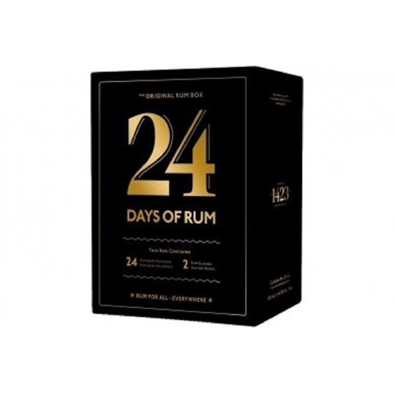 Degustacinis rinkinys 24 Days of Rum  Black Edition 41.3% 0.48L