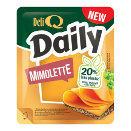Sūris Mimolette DELI Q DAILY, riekelėmis, 42% rieb., 100 g