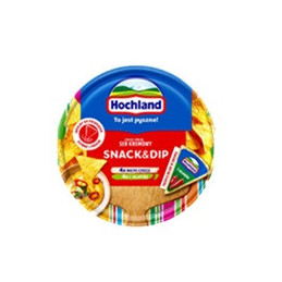 Lydytas tepamasis kreminis sūris HOCHLAND Snack&Dip, 140 g