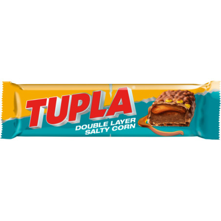 Šokoladinis batonėlis TUPLA SALTY CORN, 48 g