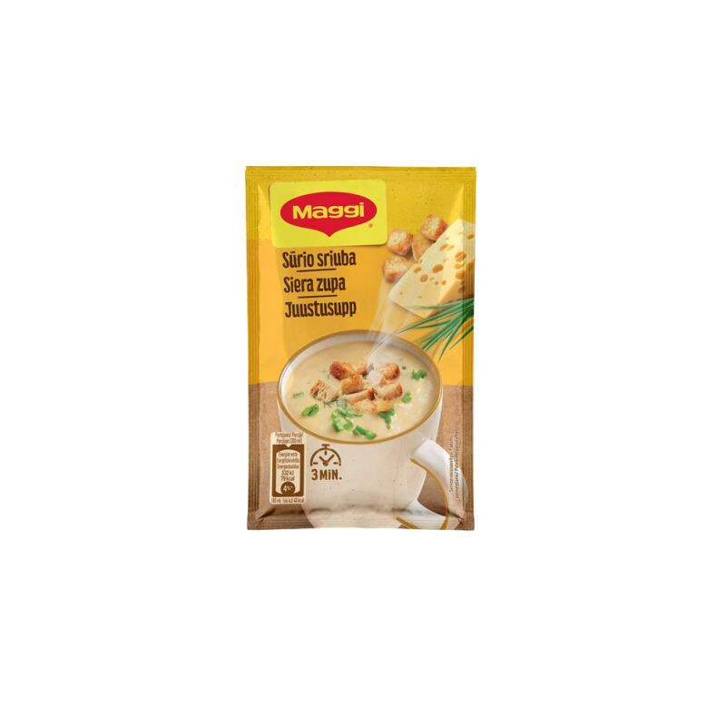 Tirpi sūrio sriuba su skrebučiais MAGGI, 19 g