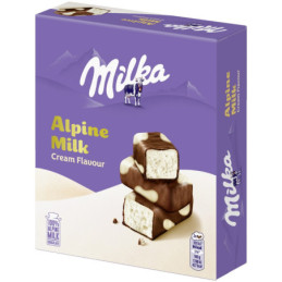 Saldainiai MILKA MAM Happy Cows su griet.sk. įd.iš Alpių pieno, 330 g
