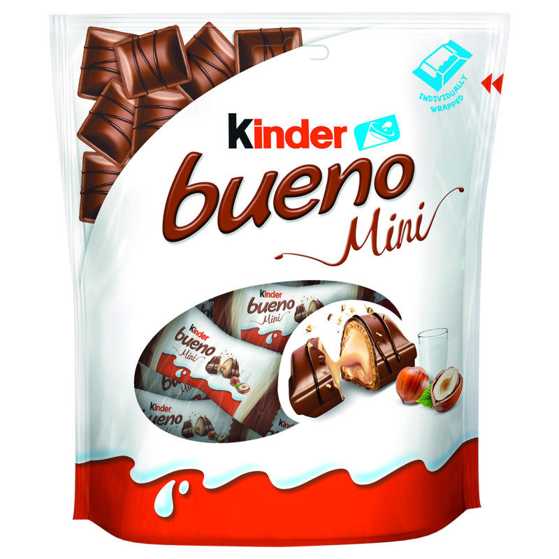 Mini vafliniai batonėliai KINDER BUENO, 108 g