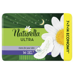 Hig. paketai NATURELLA ULTRA NIGHT, 14 vnt