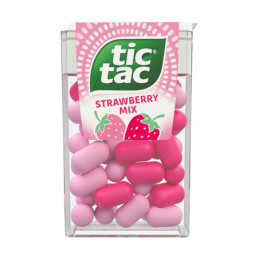 Saldainiai TIC TAC braškių sk., 18 g