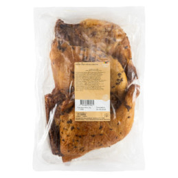 Karštai rūkyti višč. broilerių ketvirčiai su kmynais, 1 kg