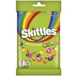 Kramtomieji saldainiai SKITTLES Crazy Sours , 95 g