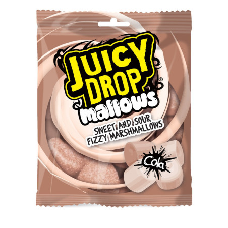 Zefyrai BAZOOKA JUICY DROPS MALLOWS COLA, 100 g