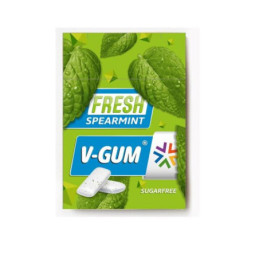 Kramtomoji guma V-GUM mėtų skonio, 22,5 g